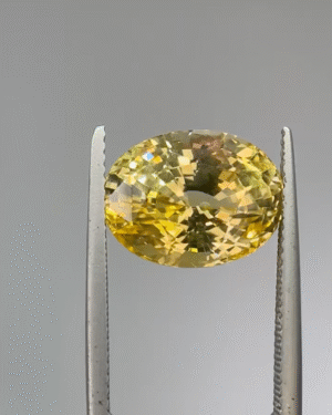 8.79ct Yellow sapphire  