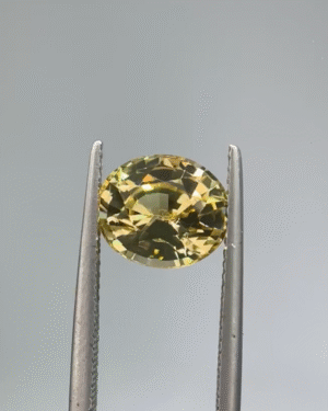 3.42ct Yellow sapphire  