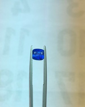 1.64ct Cornflower sapphire 